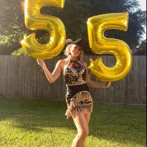 LIKE GOLD DUST SEQUIN FRINGE DRESS (S)